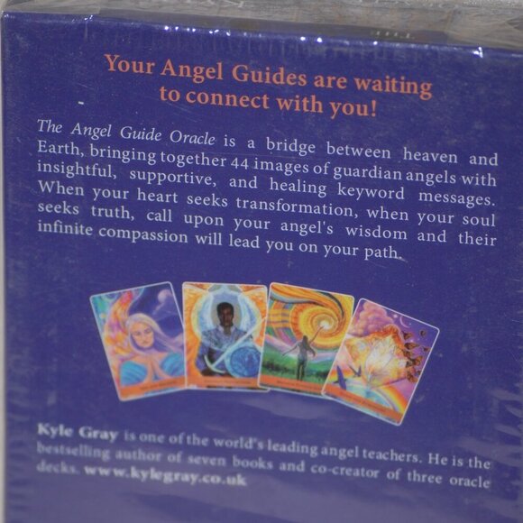 NWT The Angel Guide Oracle Cards 44 Card Tarot Deck and Guidebook by Kyle Gray - Picture 3 of 4